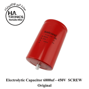 electrolytic capacitor 6800uf 450v screw original