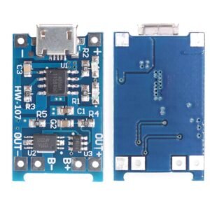 TP4056 Micro USB Lithium Battery Charging Board Module 1A, 5V Protection